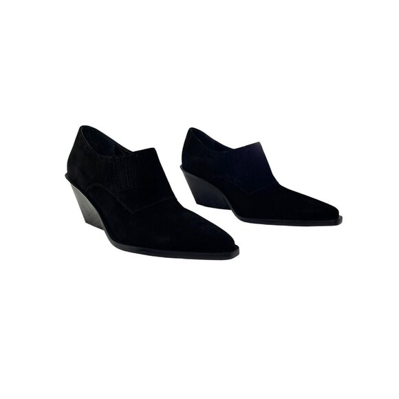 New Seychelles Black Suede Ankle Boots Bootie Seattle Sz 8 - Picture 4 of 9